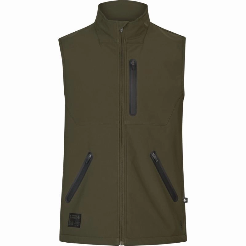 Hot Pick Deal Trending Deals Today Seeland Chaser Aero Mens Lightweight Seetex Waistcoat - Pine Green