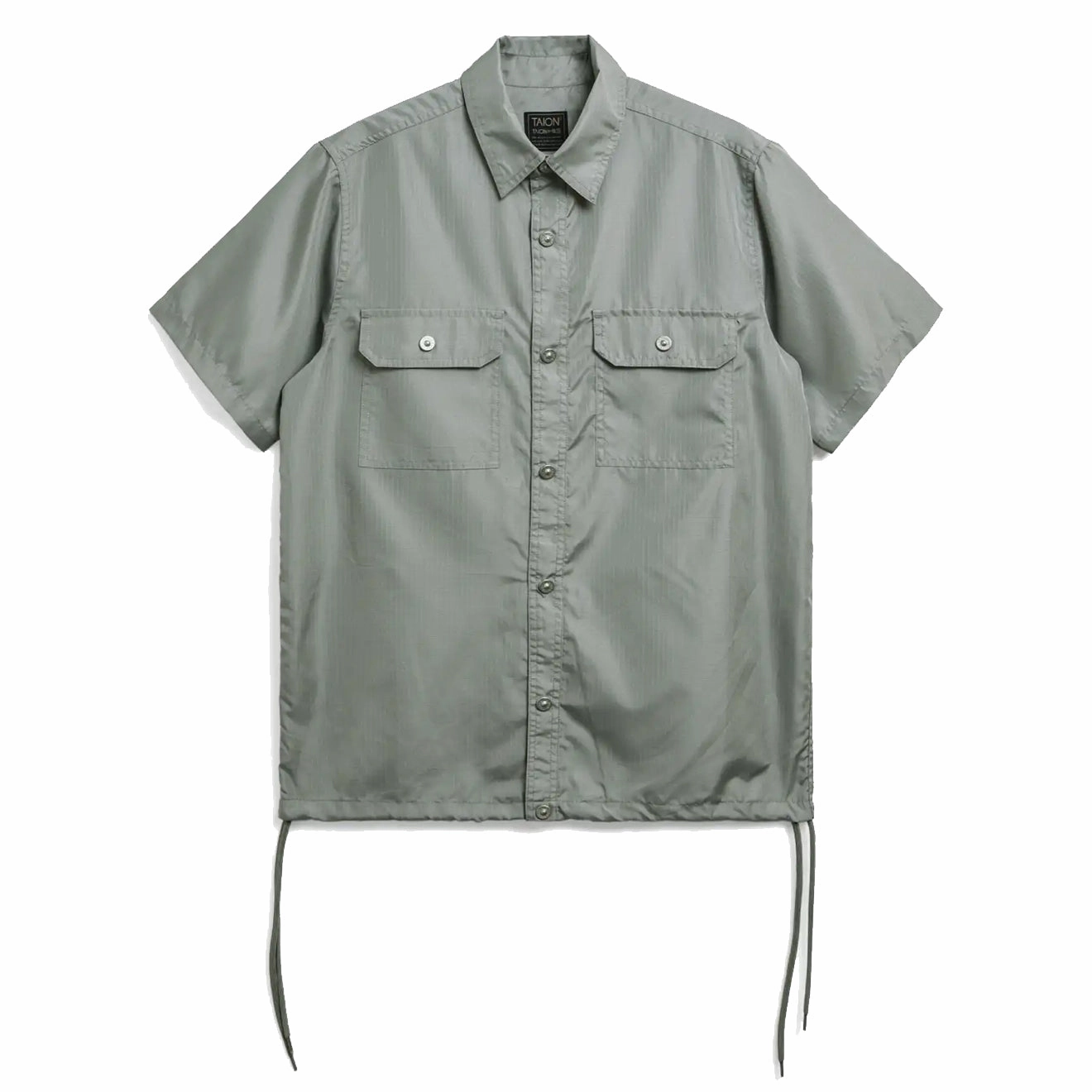 Taion Military Half Sleeve Shirt Dark Sage Green Flash Offer Today Hot Pick Deal