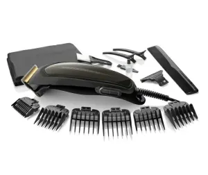 Taurus Men Shaving Machine, 4 Gradual Combs, Titanium Blades, Black