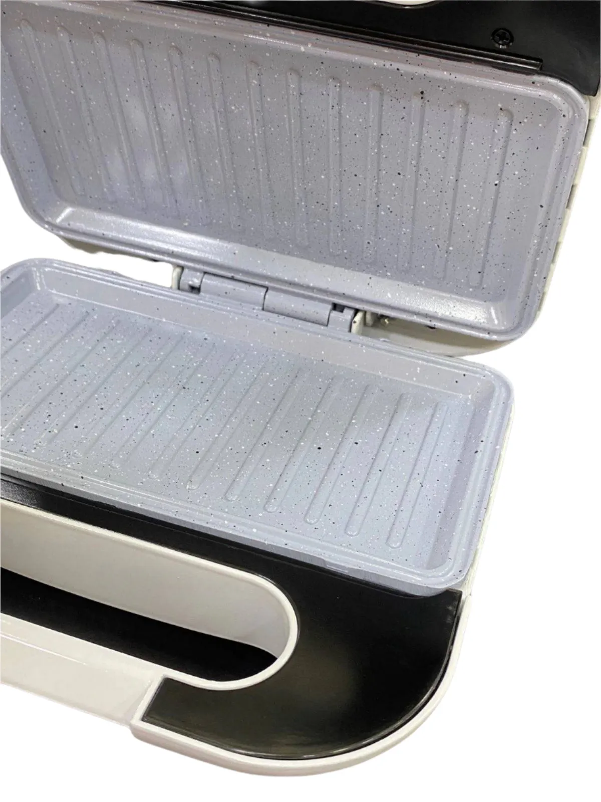 Tekmaz Grill with Garnete Open Plate, 1850Watts, 180C, Stainless Steel / Black