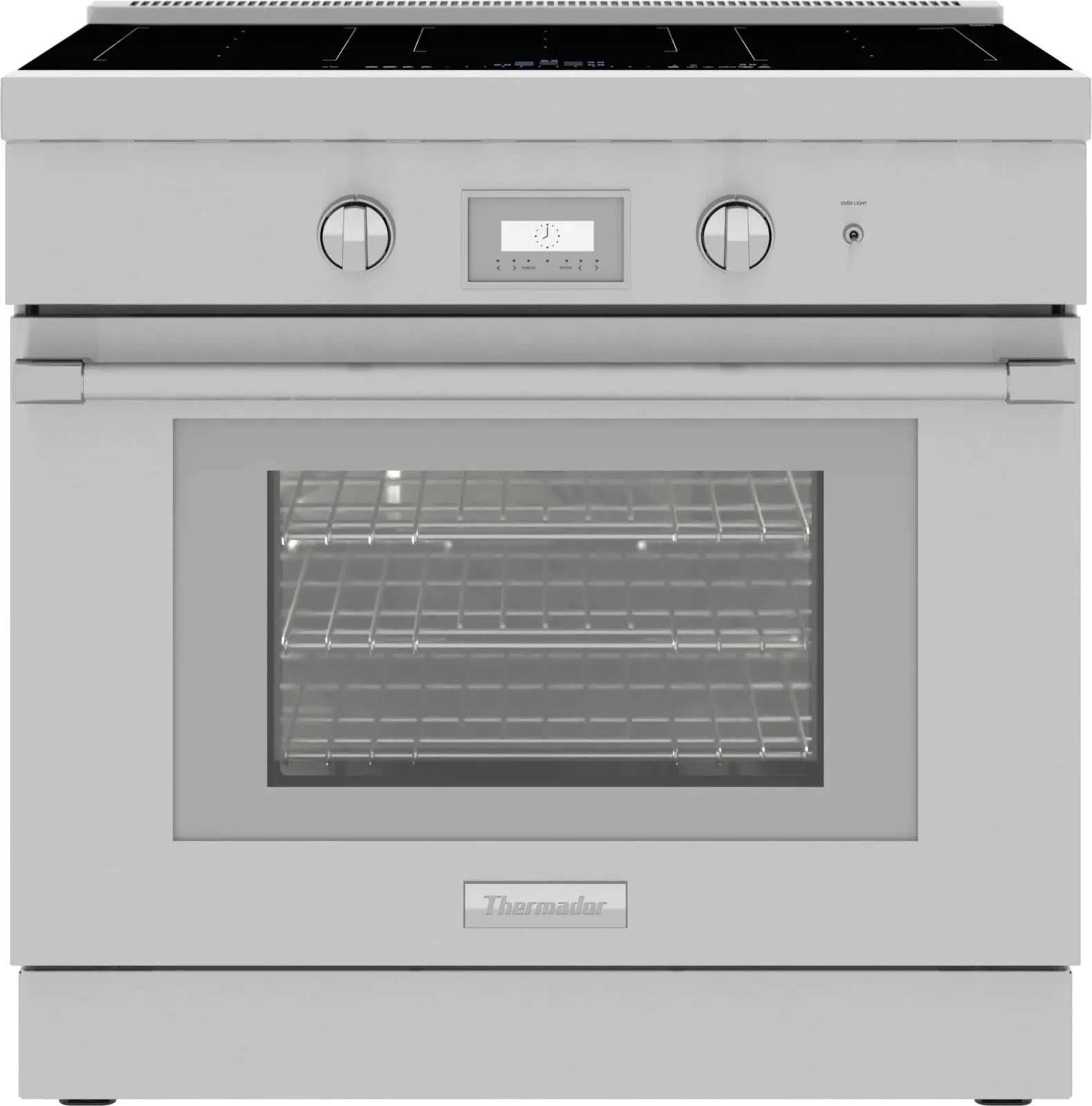 Thermador Pro Harmony 36" Freestanding Sapphire Series Induction Range PRI36LBHU