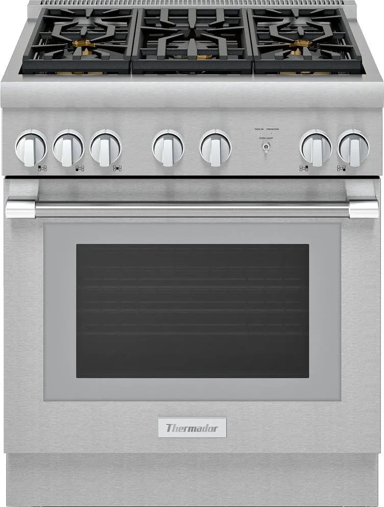 Thermador Pro Harmony PRG305WH 30'' Pro-Style Convection Gas Range Pics