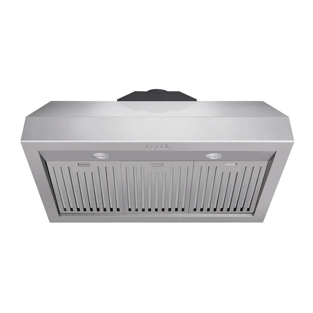 Thor Kitchen TRH3605 36 Inch Professional Range Hood, 16.5 Inches Tall In Stainless Steel