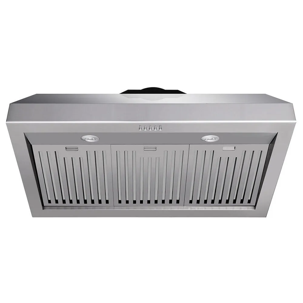 Thor Kitchen TRH3606 36 Inch Professional Range Hood, 11 Inches Tall In Stainless Steel