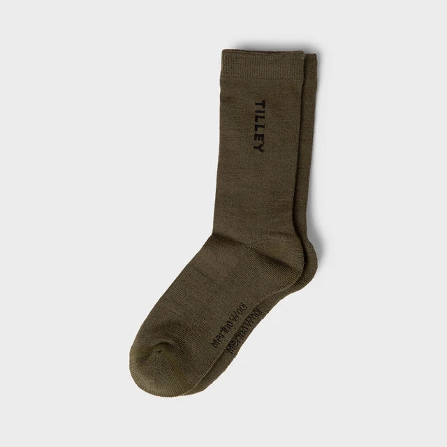 Hot Savings Alert Tilley Merino Wool Blend Unisex Outdoor Sock