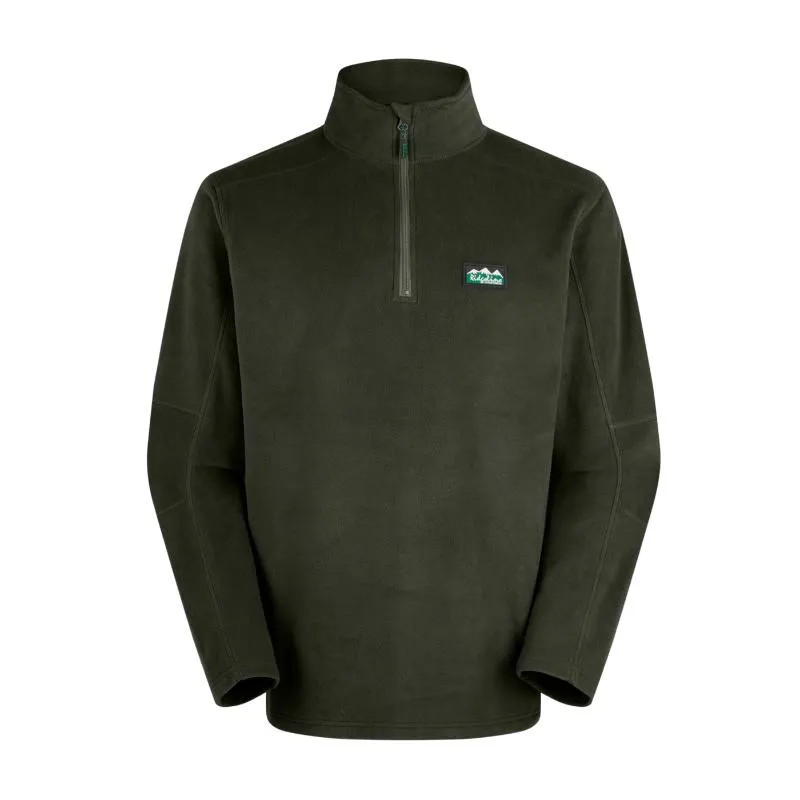 Shop Todays Picks Today Only Hot Sale Ridgeline Narvik 1/4 Zip Mens Fleece Jumper - Olive