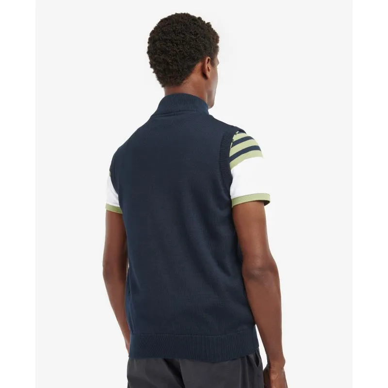 Barbour Dawdon Knit Mens Gilet - Navy Exclusive Deal Inside Shop the Best Deals