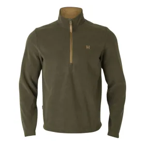 Harkila Sandhem 200 Mens 1/4 Zip Fleece Pullover Jumper - Willow Green Todays Trending Deals EndofWeek Deals