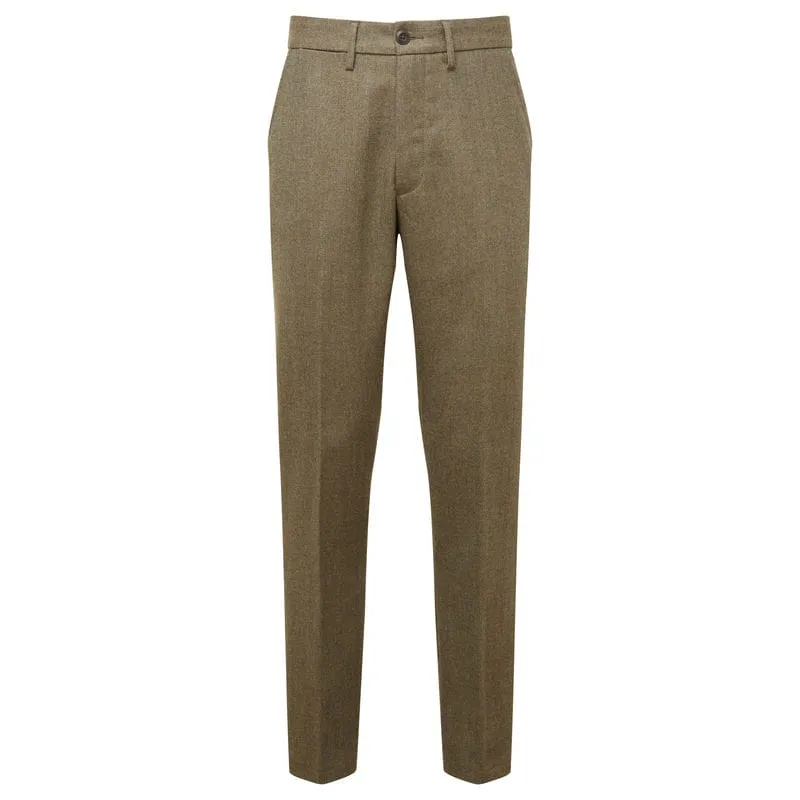 Schoffel Ross Mens Tweed Trousers - Loden Green Herringbone Tweed Exclusive Online Deal Steal Todays Offer