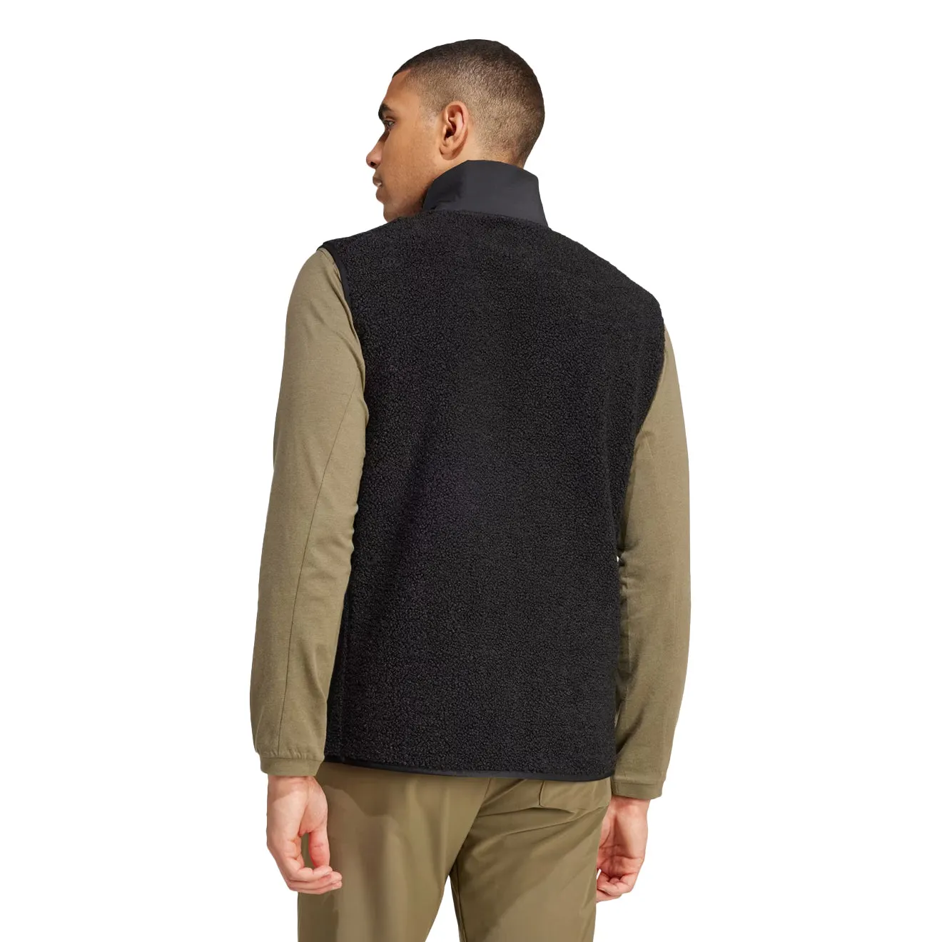 Adidas Terrex Xploric High Pile Fleece Vest Black Trending Hot Picks Gift Sale Event