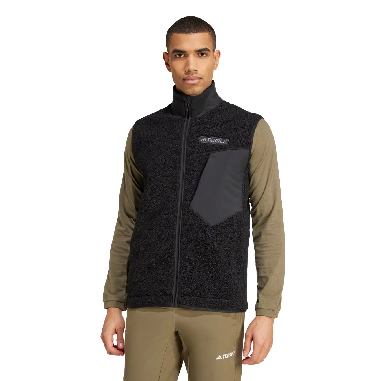 Sale Ending Soon Hot Sale Frenzy Adidas Terrex Xploric High Pile Fleece Vest Black