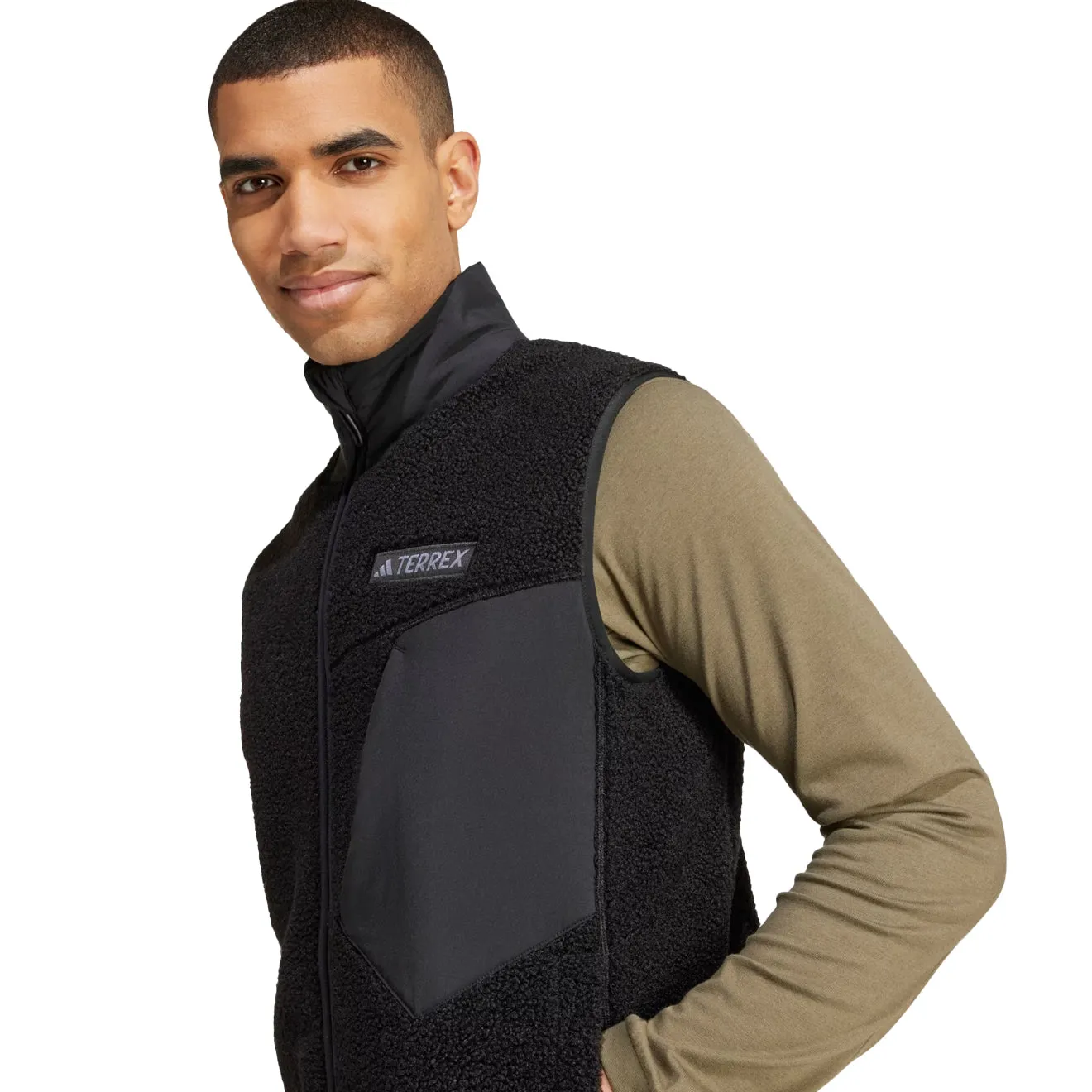 Adidas Terrex Xploric High Pile Fleece Vest Black Grab Your Hot Pick