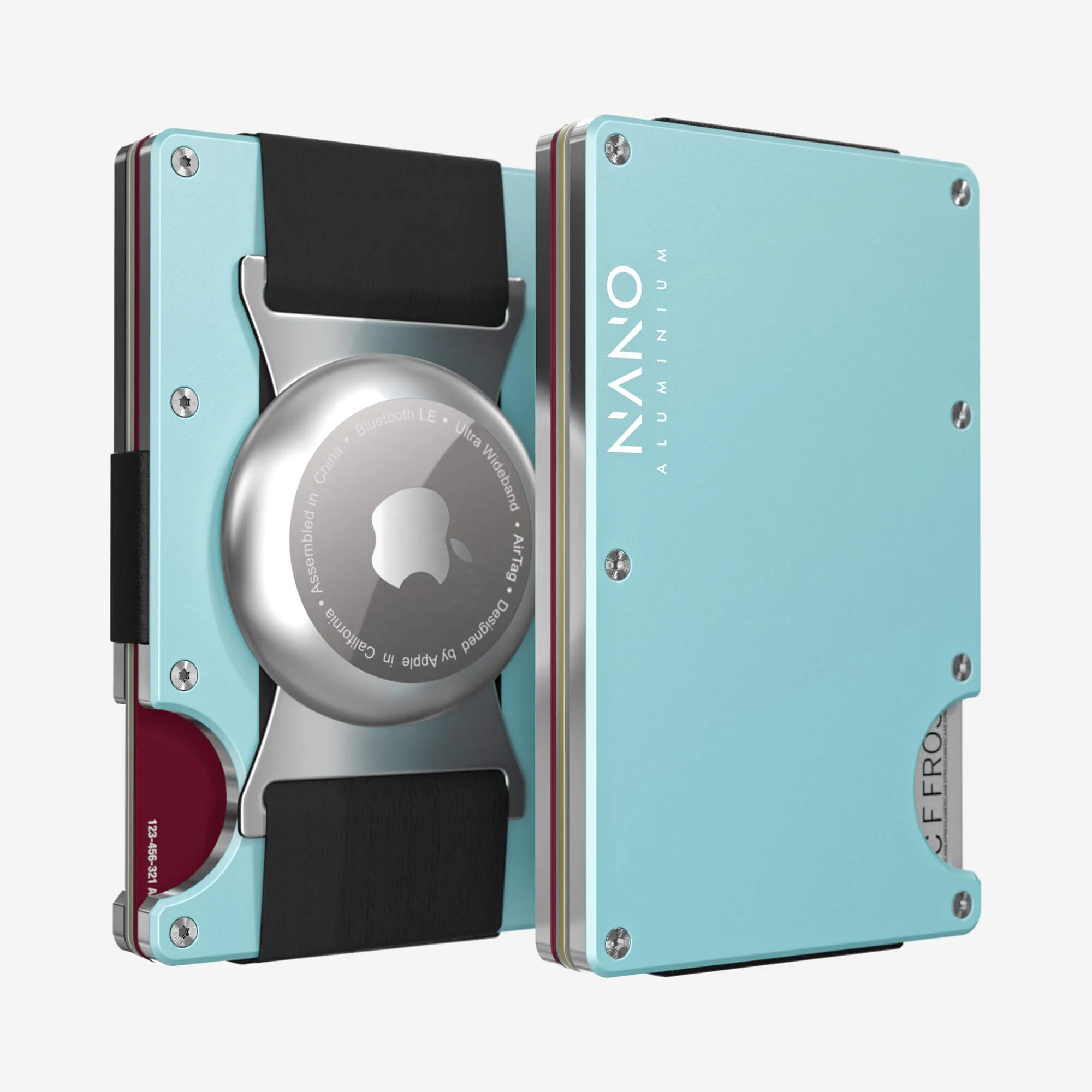 Grab Save Today Airtag Cash Strap Wallet (Ocean Mist)