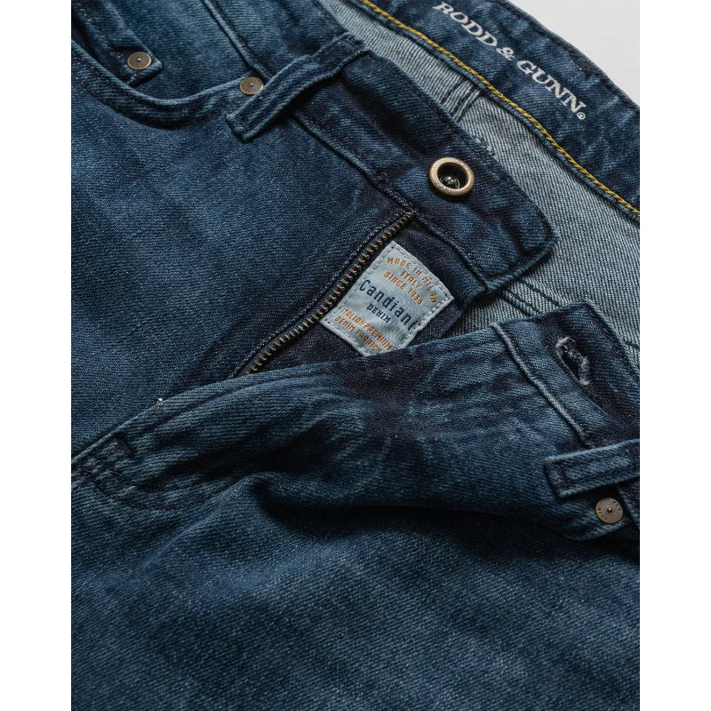 Save Today Event Rodd & Gunn Owaka Straight Leg Mens Jeans - True Blue