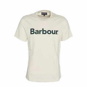 Barbour Logo T-Shirt Whisper White Flash Deal Alert
