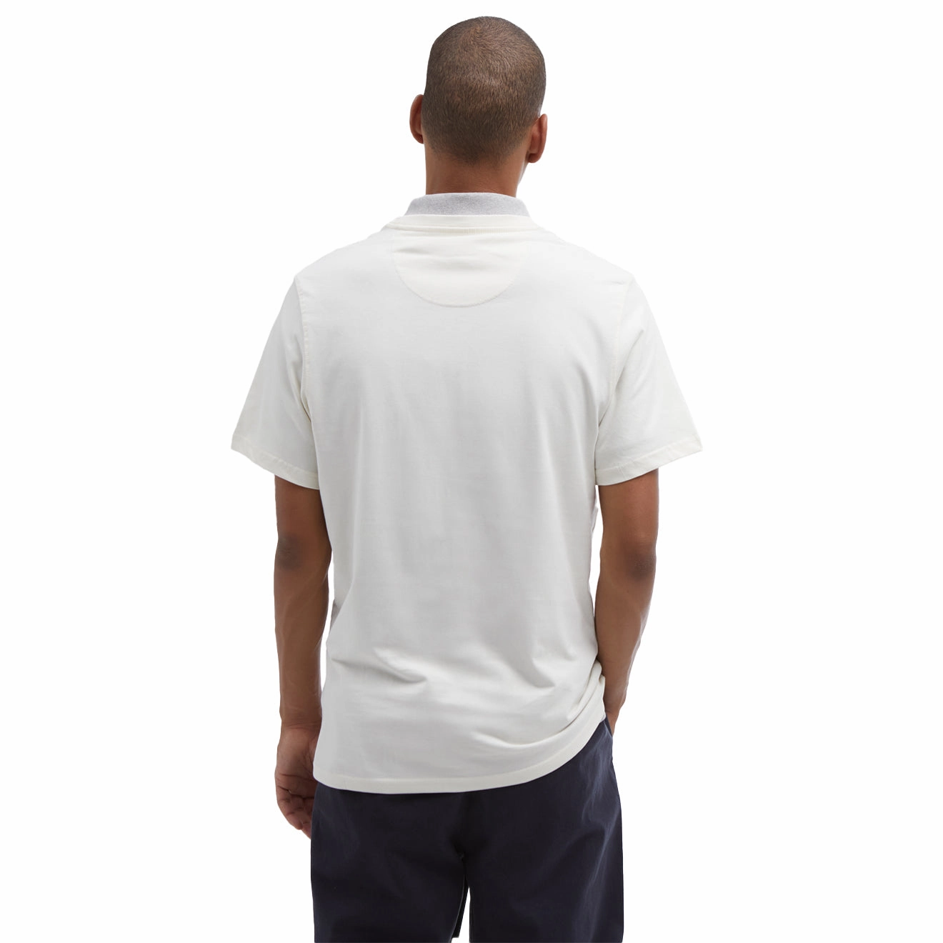 Today Only Discount Barbour Logo T-Shirt Whisper White