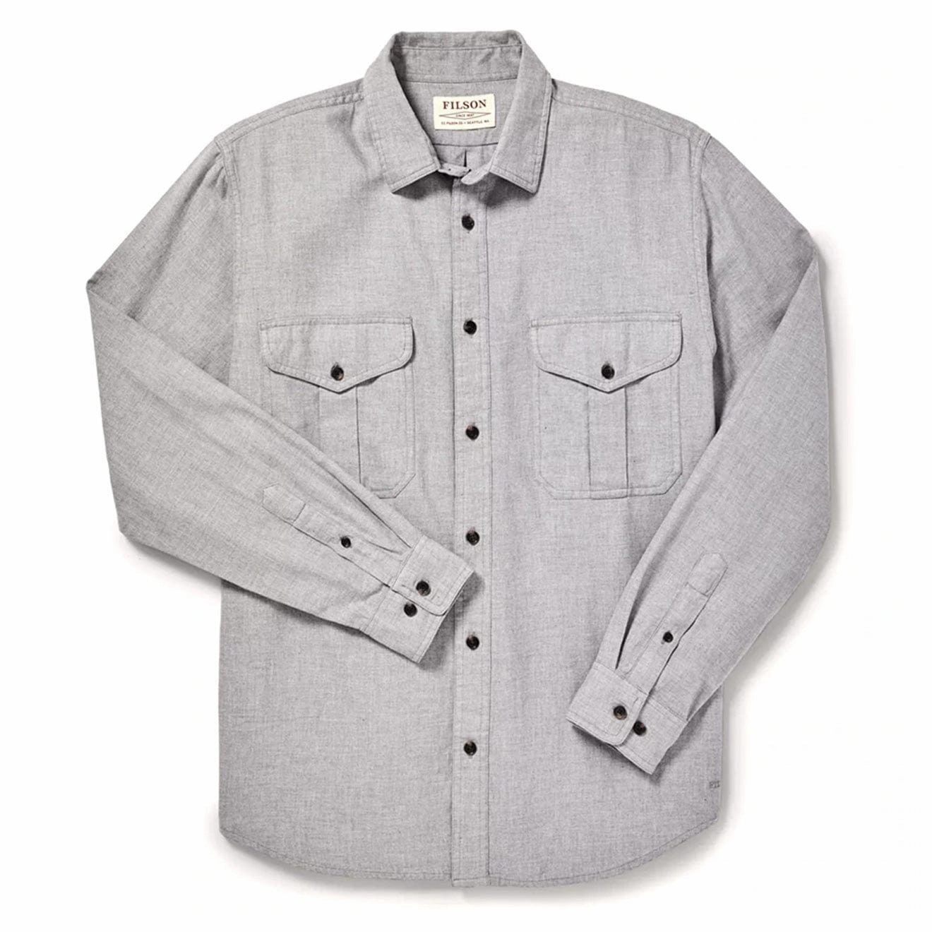 Best Deal Alert Filson Lightweight Alaskan Guide Shirt Heather Grey