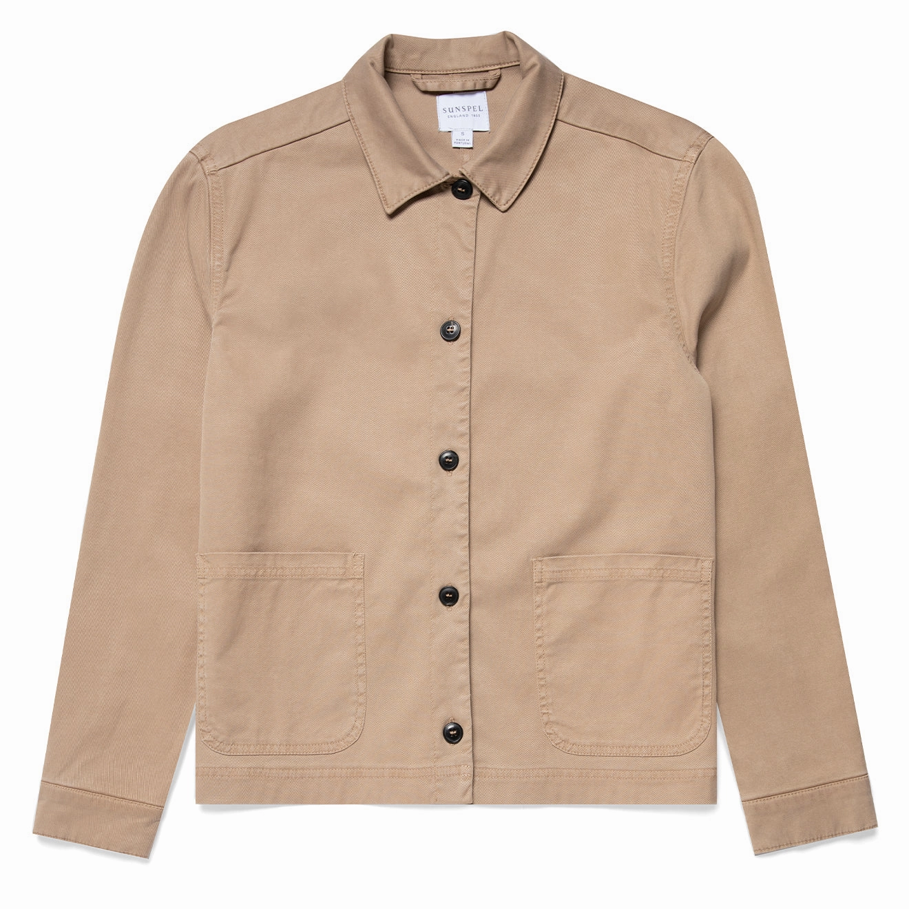 Weekend Specials Sunspel Womens Twin Pocket Jacket Stone