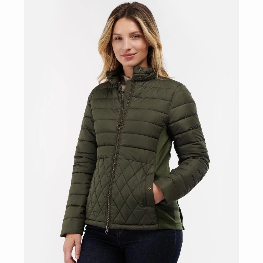 Sale Ending Soon Barbour Esme Ladies Quilted Jacket - Olive