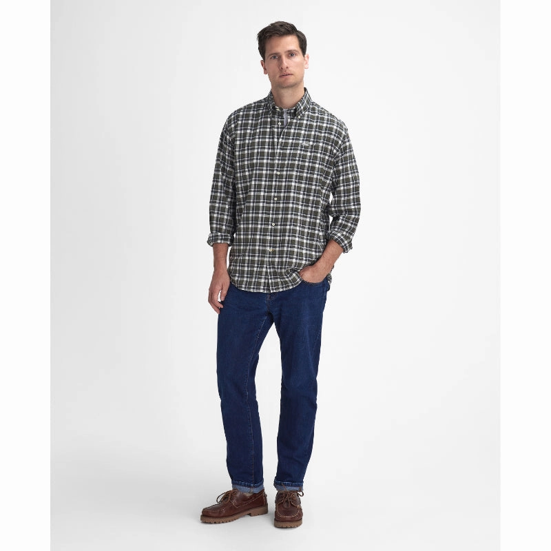 Today Only Offer Barbour Turville Mens Regular Fit Shirt - Olive