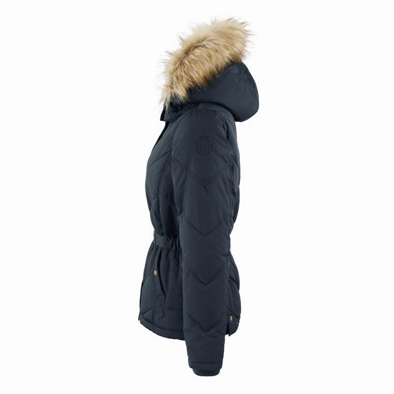 Limited Edition Offer Fairfax & Favor Charlotte Padded Ladies Jacket - Navy Blue