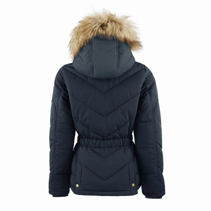 Limited Time Discount Fairfax & Favor Charlotte Padded Ladies Jacket - Navy Blue