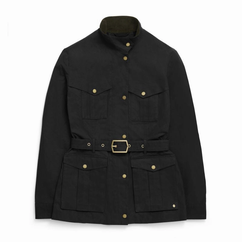 Fairfax & Favor Sadie Wax Safari Ladies Jacket - Black Trending Hot Picks Save Today Only