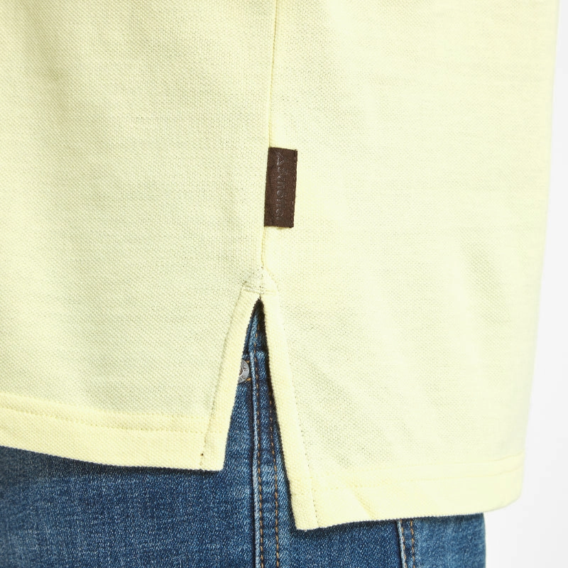Hot Clearance Now Sweet Deal Inside Schoffel St Ives Tailored Mens Polo Shirt  - Pale Lemon