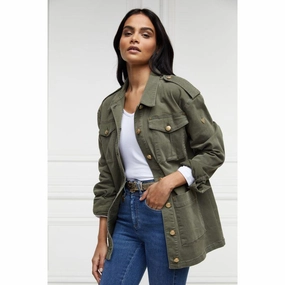 Holland Cooper Artillery Ladies Jacket - Hunter Green Special Deal Frenzy