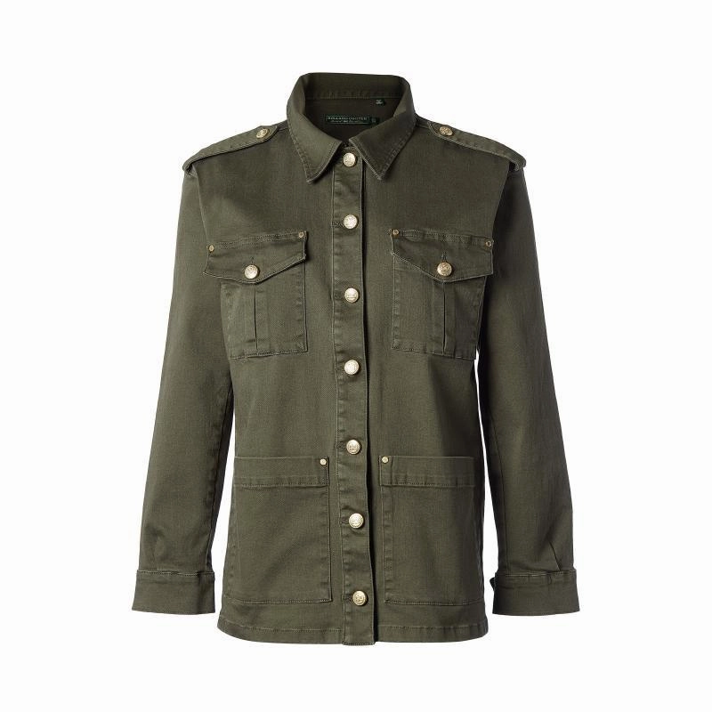 Hot Item Clearance Today Only Offer Holland Cooper Artillery Ladies Jacket - Hunter Green