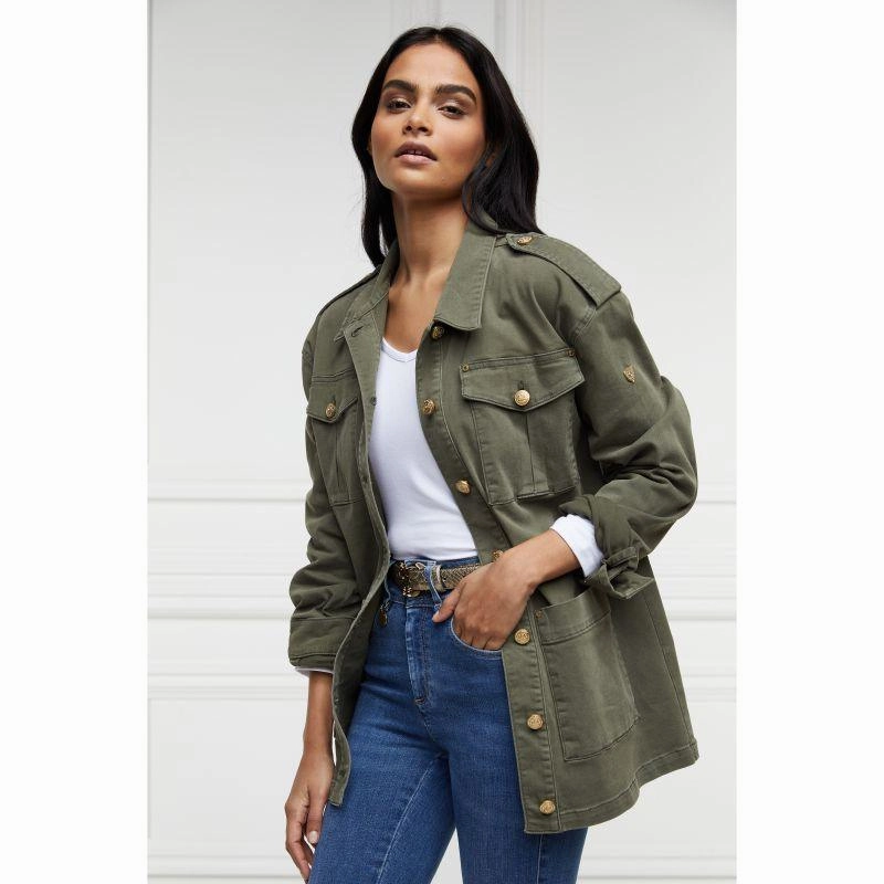 Holland Cooper Artillery Ladies Jacket - Hunter Green Special Deal Frenzy