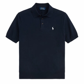 Polo Ralph Lauren Short Sleeve Pullover Standard Hunter Navy Special Surprise Sale Special Occasion Discount