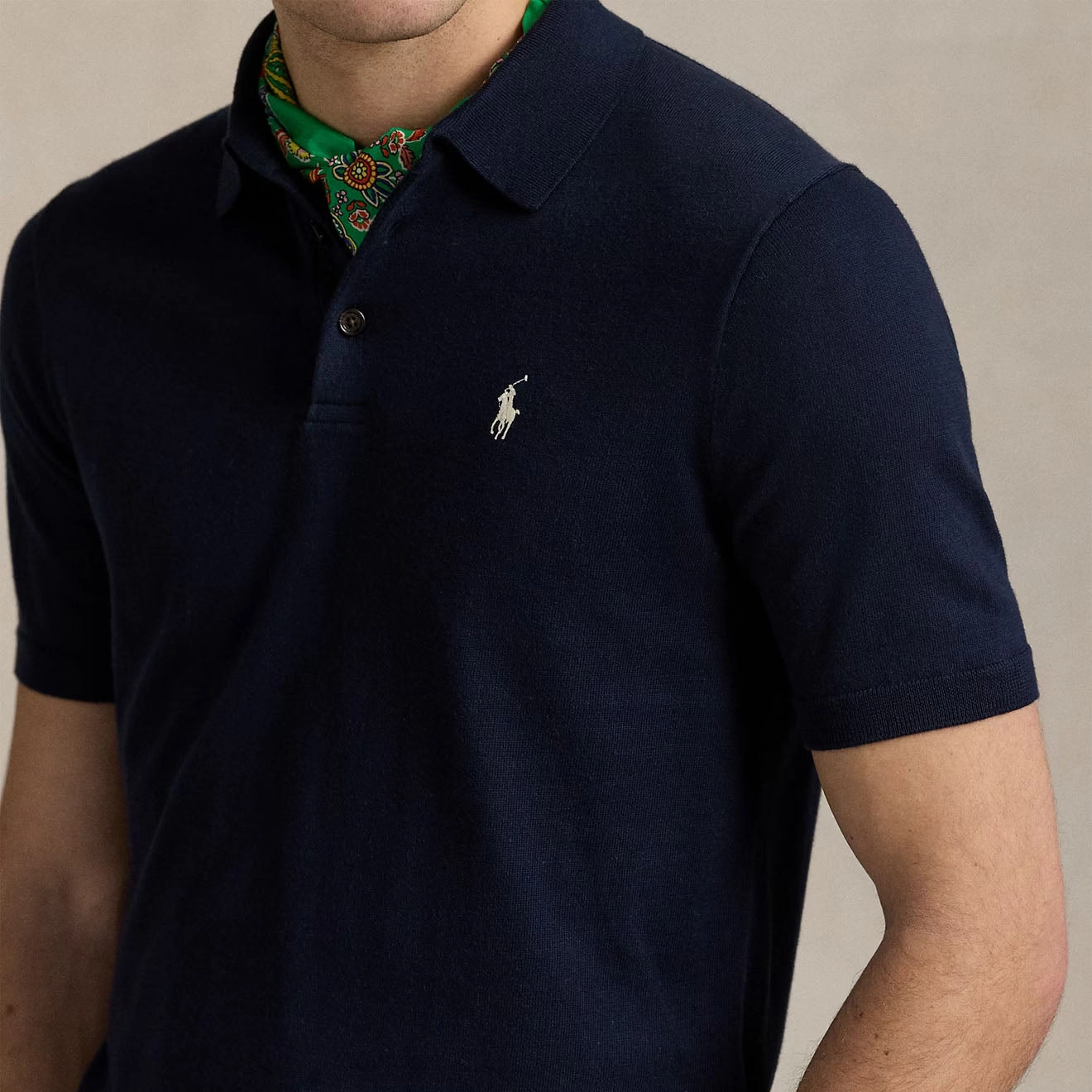 New Arrival Discount Price Drop Alert Polo Ralph Lauren Short Sleeve Pullover Standard Hunter Navy