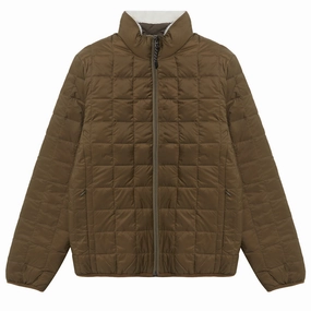 Dont Miss This Deal Best Deal Today Taion Womens Down Boa Reversible Jacket Olive / Ivory