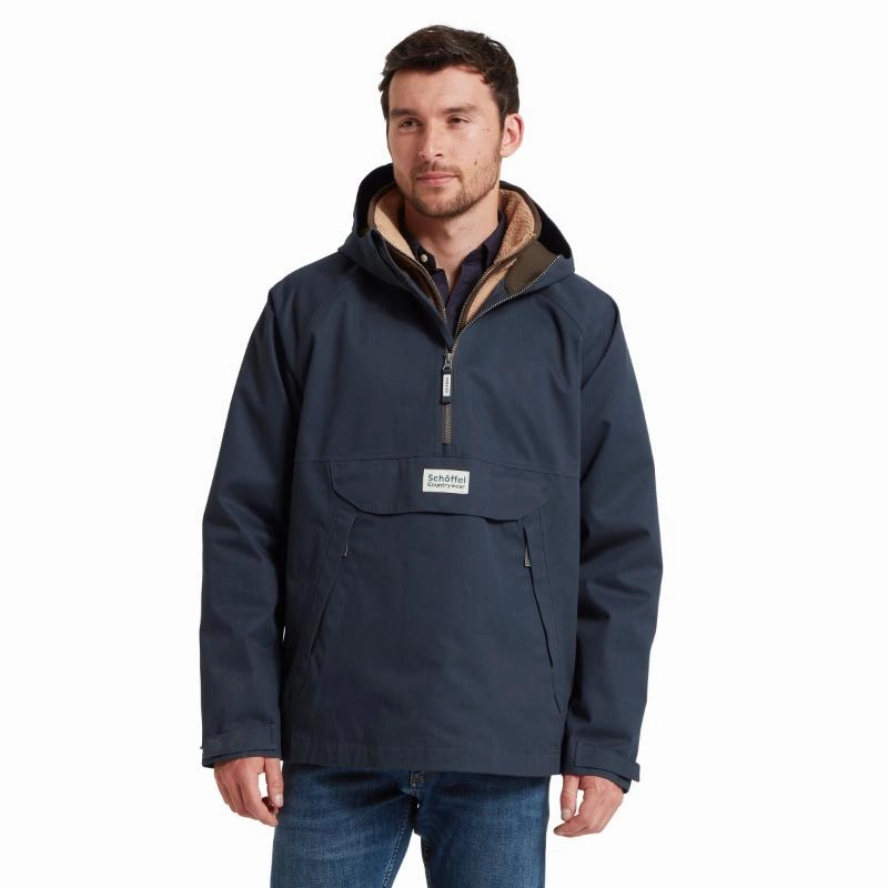Todays Steal Hot Offer Ending Soon Schoffel Overton Venturi Mens Waterproof Smock - Navy