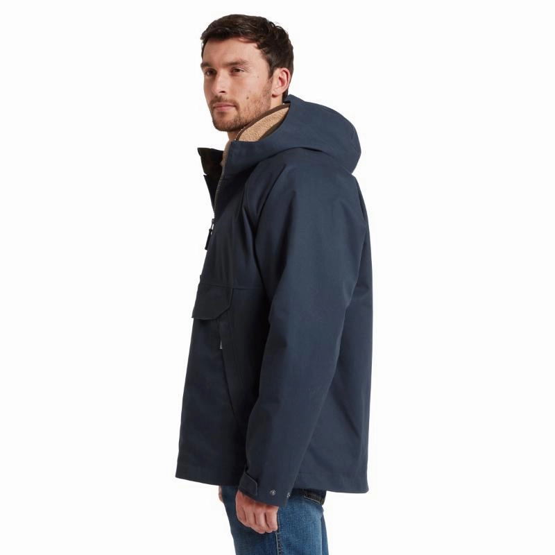 Schoffel Overton Venturi Mens Waterproof Smock - Navy Flash Deal Alert Gift Ideas Galore