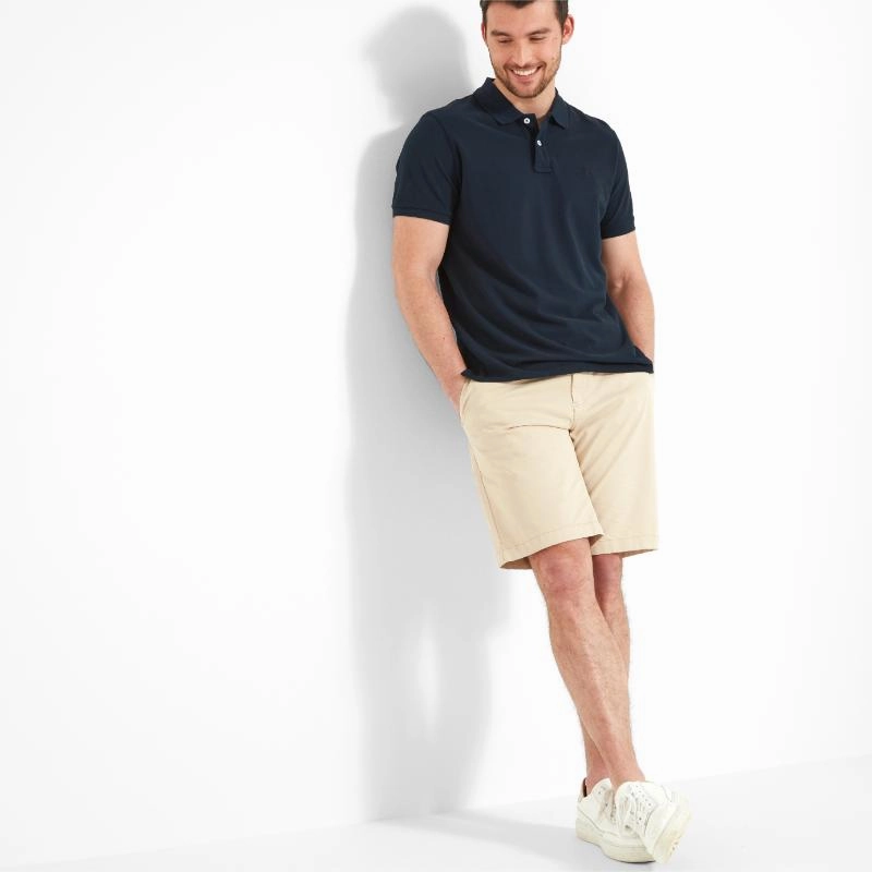 Todays Mega Savings Schoffel St Ives Tailored Mens Polo Shirt - Navy