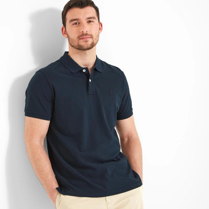 Schoffel St Ives Tailored Mens Polo Shirt - Navy Flash Discount Today