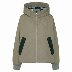 Hot Price Drop Barbour Maddy Ladies Quilted Jacket - Dusky Green/Ancient