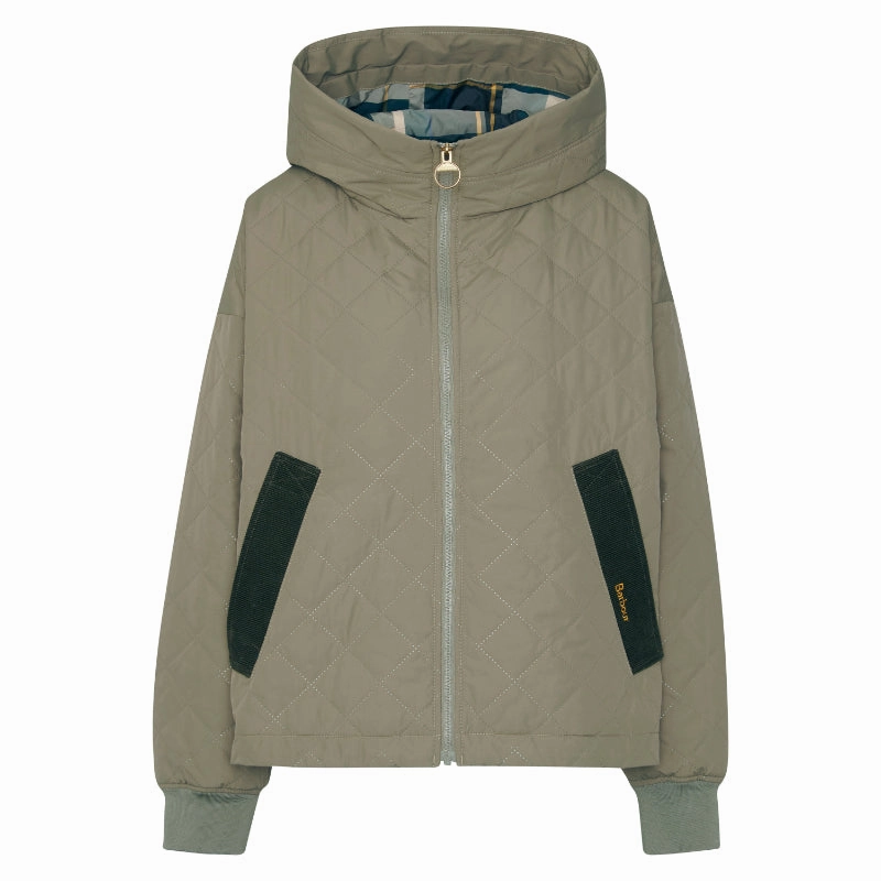 Hot Price Drop Barbour Maddy Ladies Quilted Jacket - Dusky Green/Ancient