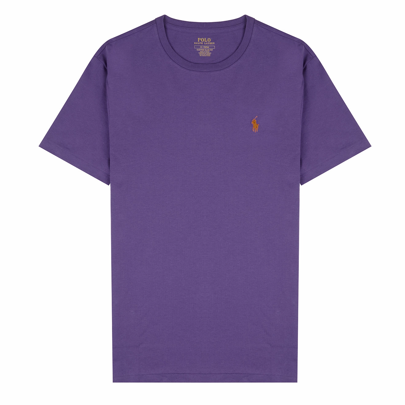 Special Savings Today Perfect Gift Sale Polo Ralph Lauren Custom Slim Fit Cotton T-Shirt Tie Purple