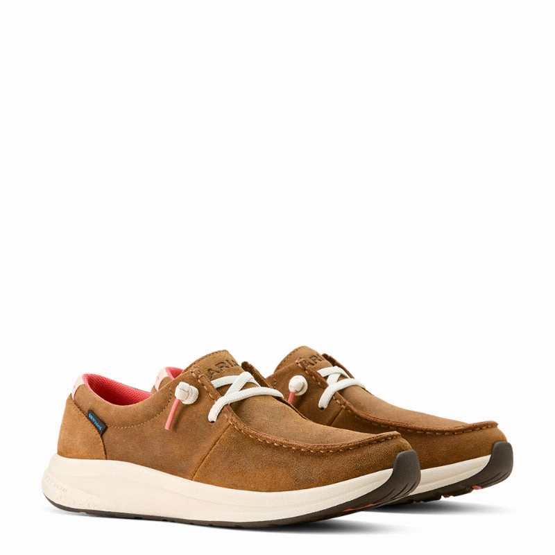 MustHave Gift Ideas Ariat Buckeye H2O Ladies Waterproof Shoe - Weathered Honey