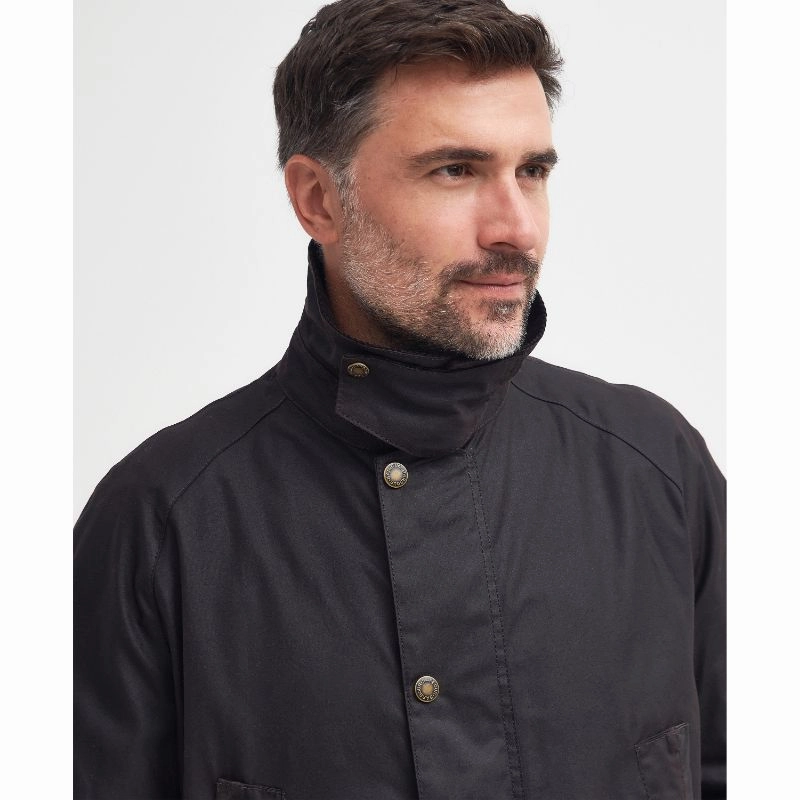 Barbour Halton Mens Wax Jacket - Rustic Brown Limited Time Hot Deal Weekend Flash Offer