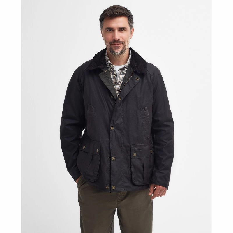Grab the Deal Now Barbour Halton Mens Wax Jacket - Rustic Brown