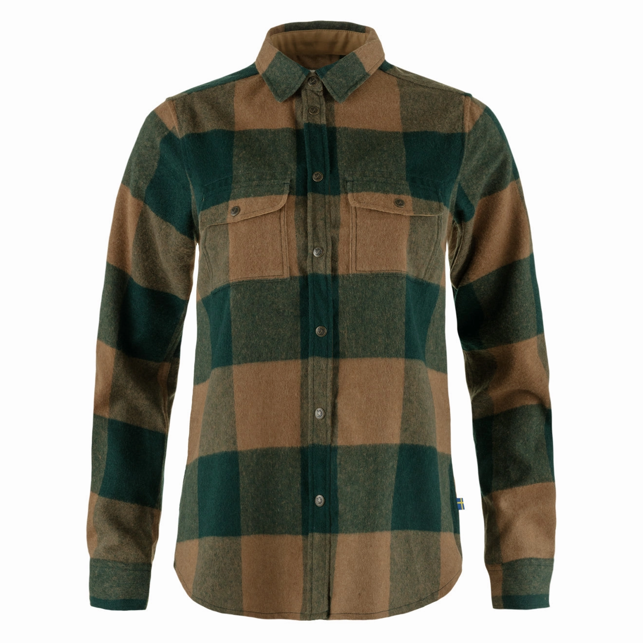 Flash Sale Now Unmissable Deal Today Fjallraven Womens Canada Shirt Deep Patina / Buckwheat Brown