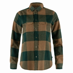 Fjallraven Womens Canada Shirt Deep Patina / Buckwheat Brown Save Big Online Surprise Discount Today