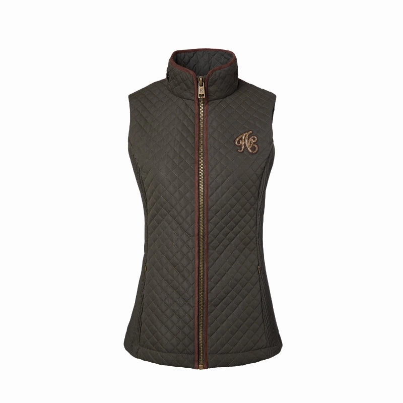 Holland Cooper Cambridge Ladies Gilet - Dark Olive MustHave Deal Price Drop Today