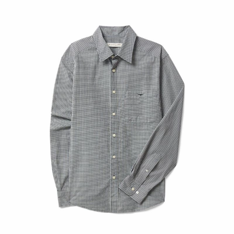 Hot Sale Alert R.M.Williams Quinn Classic Fit Poplin Mens Shirt - White Navy Green