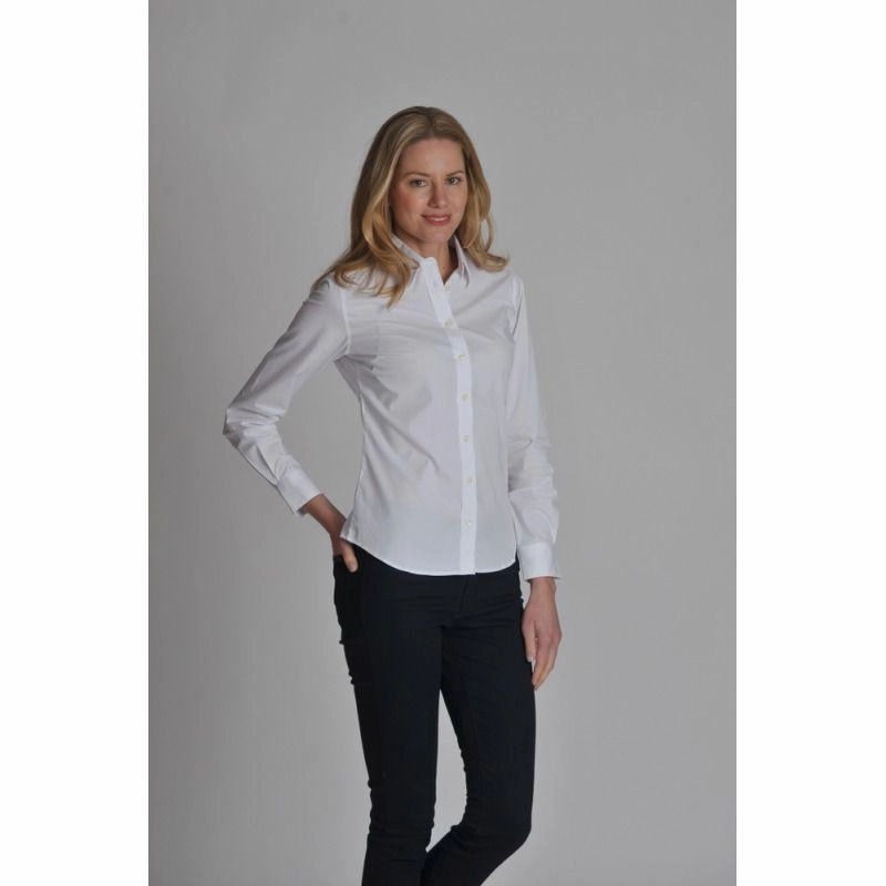 Shop Today Save Exclusive Online Offer Schoffel Suffolk Ladies Cotton Shirt - White