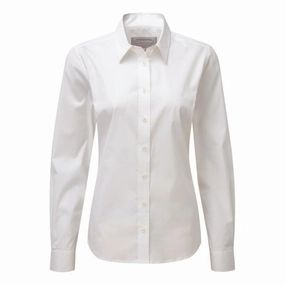 EndofWeek Deals Schoffel Suffolk Ladies Cotton Shirt - White